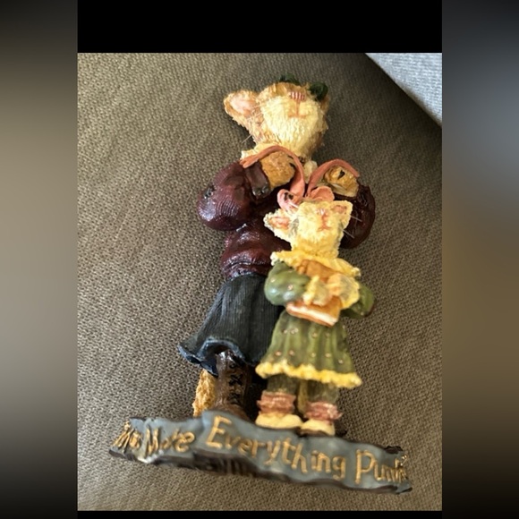 BOYDS BEARS & FRIENDS (MOMS MAKE EVERYTHING PURRFECT} PURRSTONE COLLECTIONS - Picture 4 of 7
